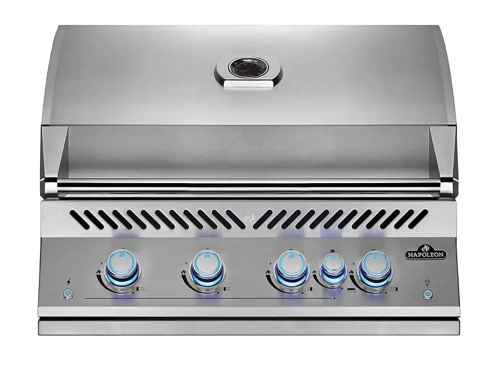 Neu Im Sortiment Napoleon 700-Series 32", Edelstahl, Einbau inkl. Drehspieß BIG32RBPSS-CE Vorführgerät