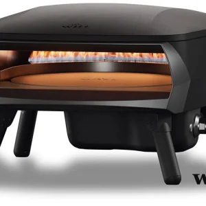 Witt Gas Pizzaofen Piccolo Rotante 16" schwarz mit rotierendem Stein (16" / 40 cm) Abverkauf