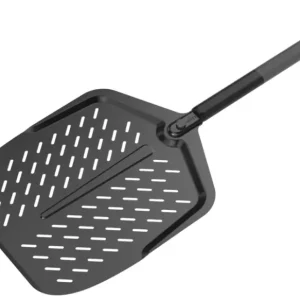 Witt Aluminium Pizzaschieber Black Edition 36 cm (14") perforiert Sonderaktion