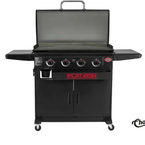 Garantierte Lieferung Char-Griller Flat Iron Premium 4 Brenner Griddle Gasgrill Plancha