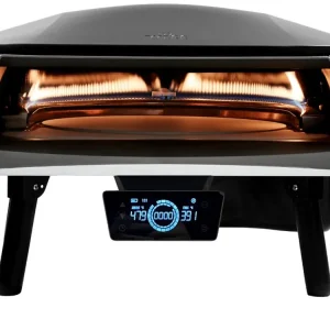 Neu Witt Gas Pizzaofen Etna Rotante Control 16" Mattschwarz