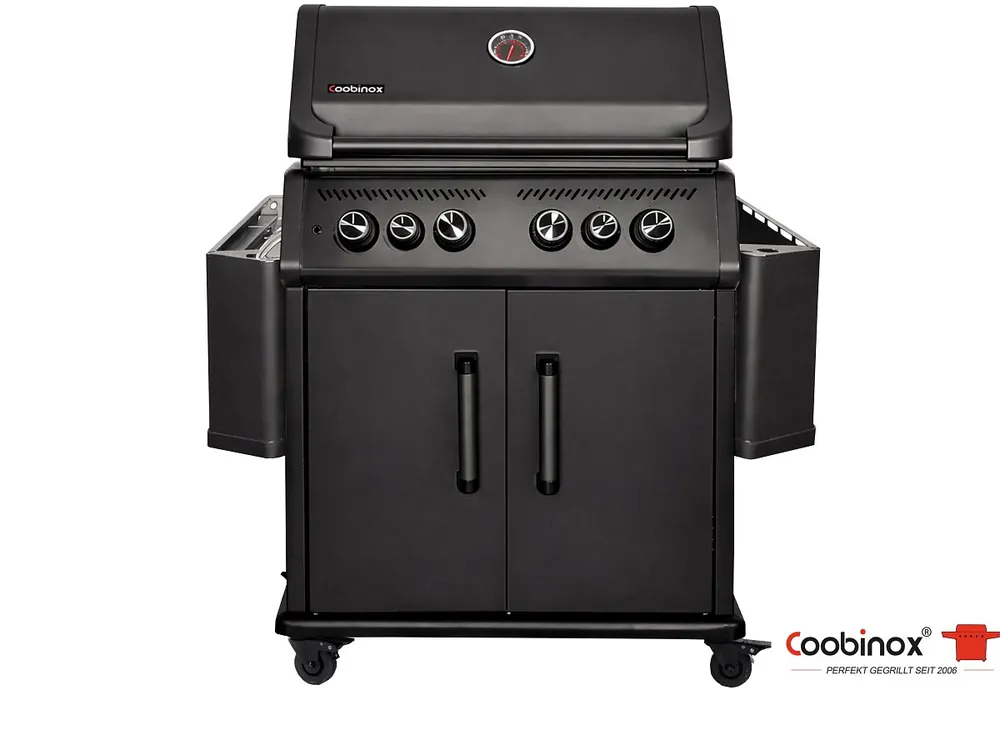 Super-Preis Coobinox PERFECTION BLACK Gasgrill mit Seiten- & Heckbrenner