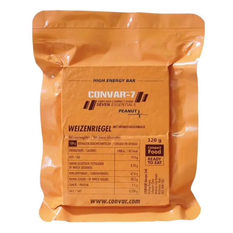 CONVAR-7 High Energy Bar - Peanut 120 g Direkt Vom Hersteller