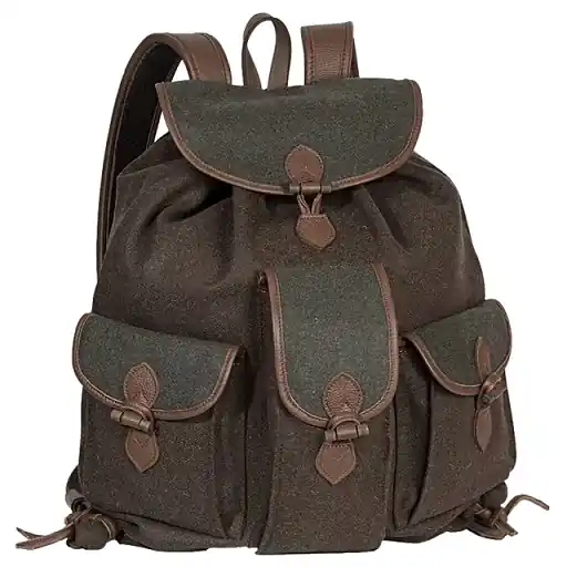 AKAH Loden-Rucksack braun/grün 27 L Knallerangebot