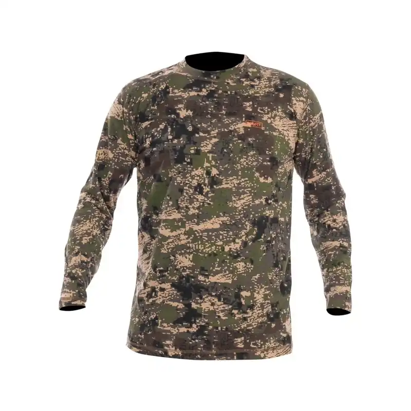 Hart LODGE-L Langarmshirt Pixel Forest Bestseller