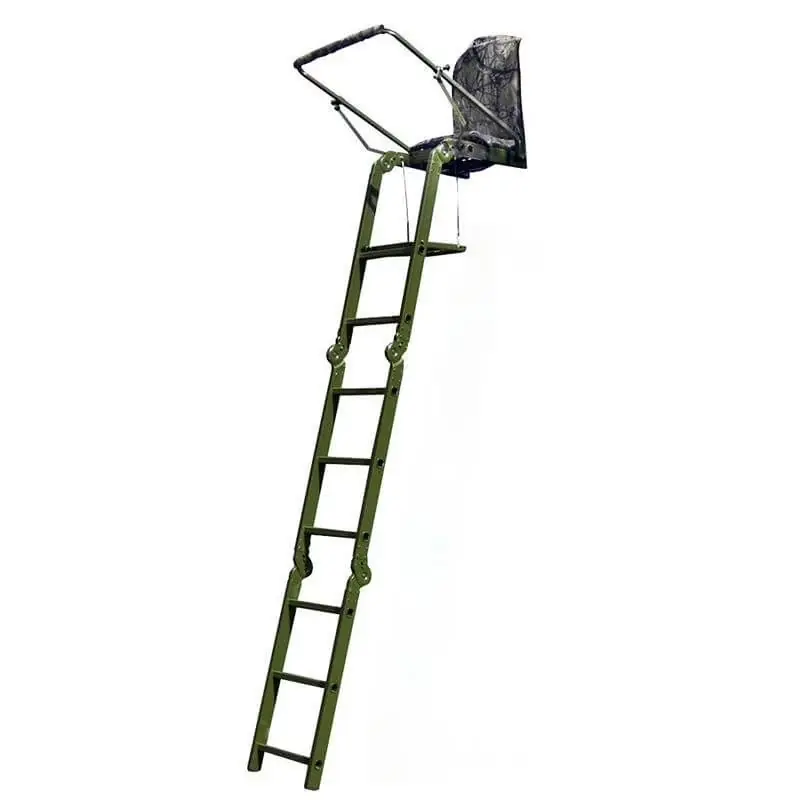 Begrenztes Angebot LivingActive Alu Ansitzleiter - klappbar & mobil
