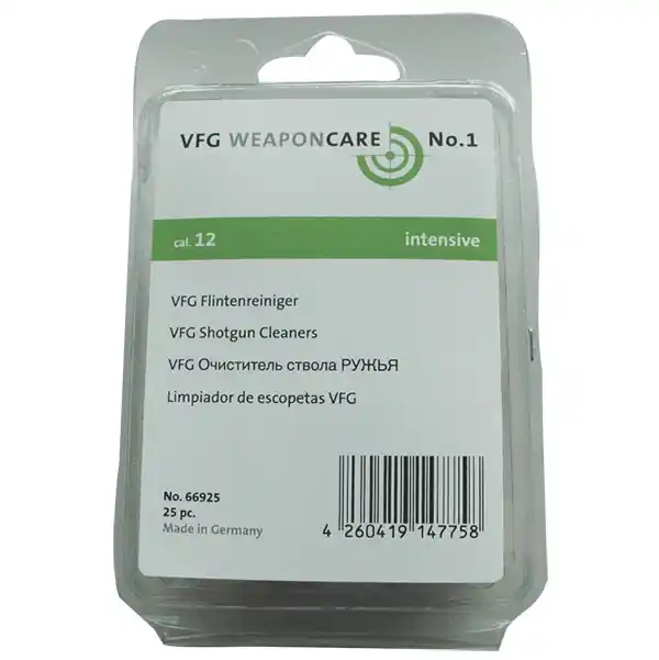 VFG Flinten Laufreiniger Intensive - 25 Stk. Beliebt