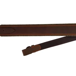 AKAH Gewehrriemen Pull-up Leder mit Wollfilz 5 cm Direktkauf