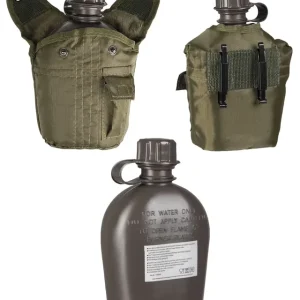 Abverkauf MIL-TEC US Feldflasche mit Hülle