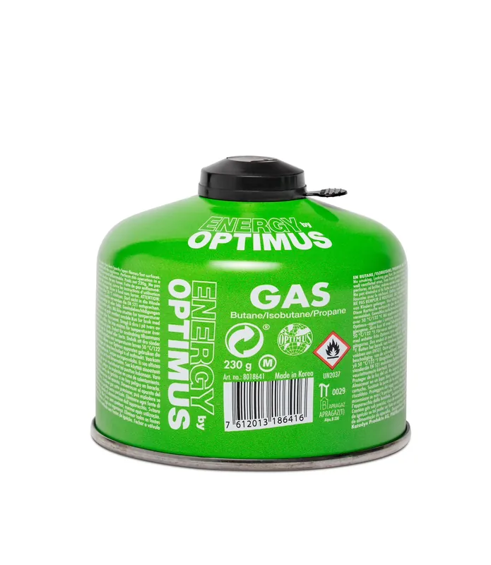 Neu Optimus Gaskartusche 230 g grün