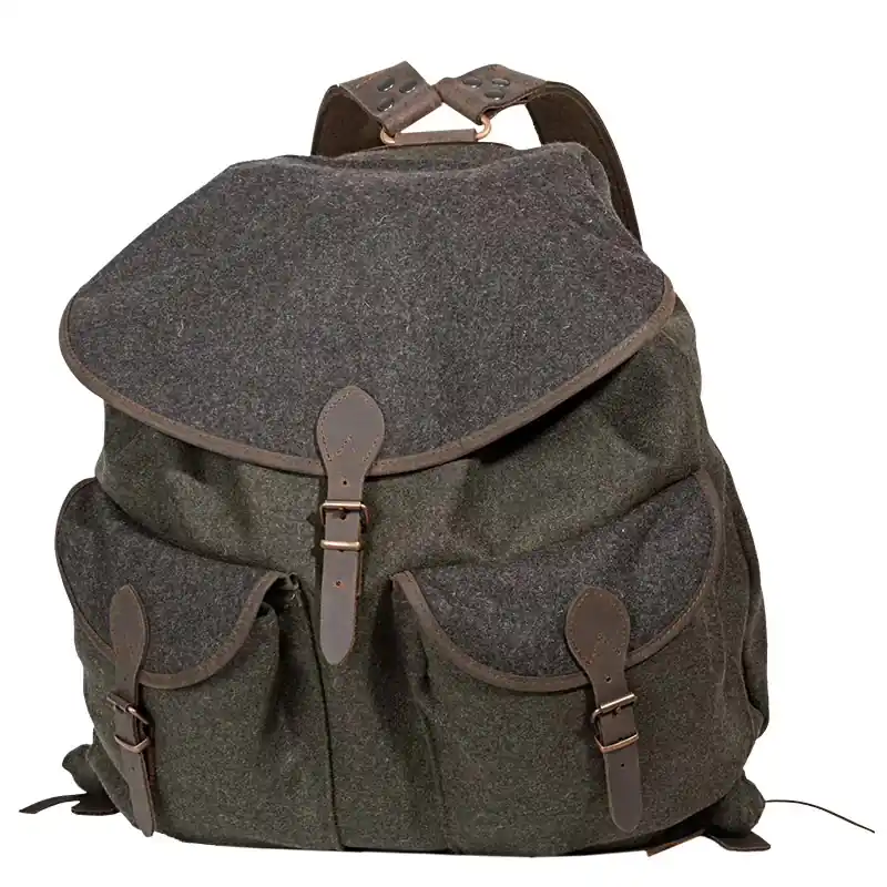 Bestseller AKAH Lodenrucksack grün/grau 20 L
