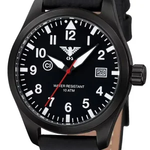 KHS Airleader Black Steel Tactical Watch Nur Für Kurze Zeit