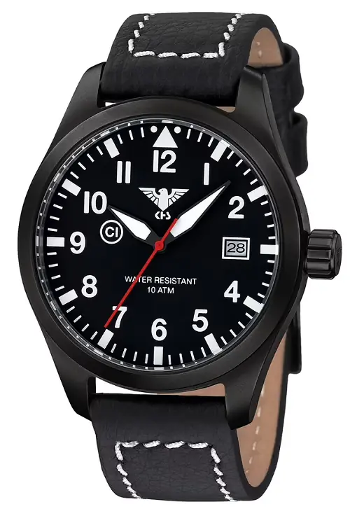 KHS Airleader Black Steel Tactical Watch Nur Für Kurze Zeit