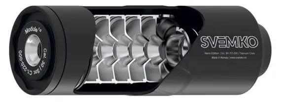 Svemko Schalldämpfer Nano Quick Mount inkl. Adapter Neue Ware