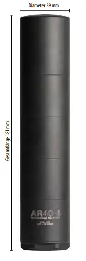 A-TEC AR40-4 Schalldämpfer Preiswert