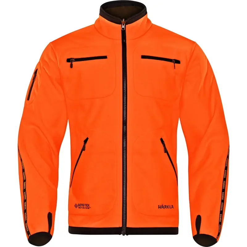 Billig Härkila Kamko Fleecejacke hunting green orange blaze