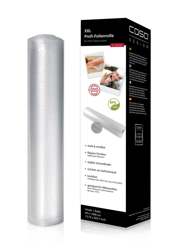 Top-Angebot Caso XXL Profi Folienrolle 40x1000cm