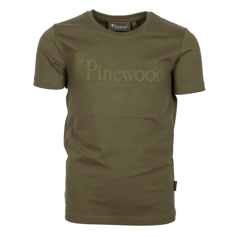 Pinewood Outdoor Life Logo T-Shirt Kids Schneller Versand
