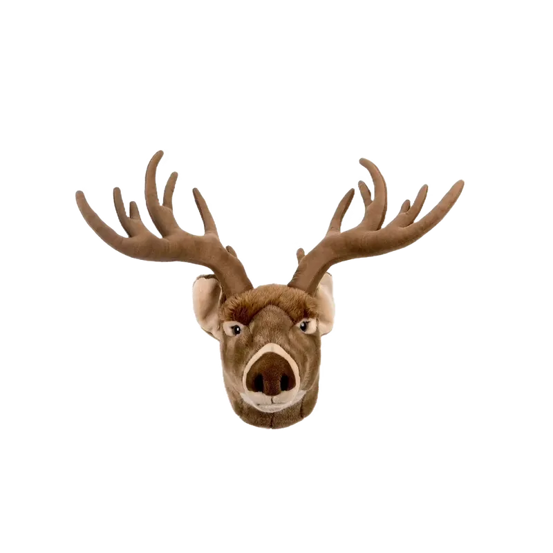 LivingActive Hirsch Trophäenkopf 70 cm – Große Wanddeko aus Plüsch Preis Gesenkt