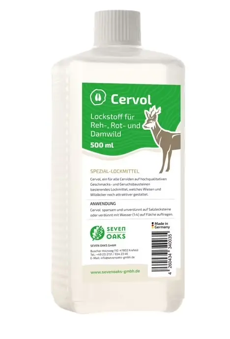 Seven Oaks Cervol 500 ml Lockstoff für Reh-, Rot- und Damwild Echt
