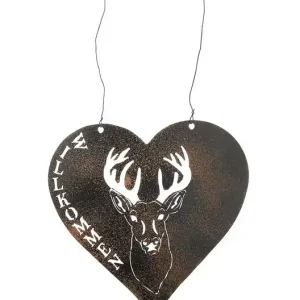 Gilde Metall Herz Hirsch Top-Preis