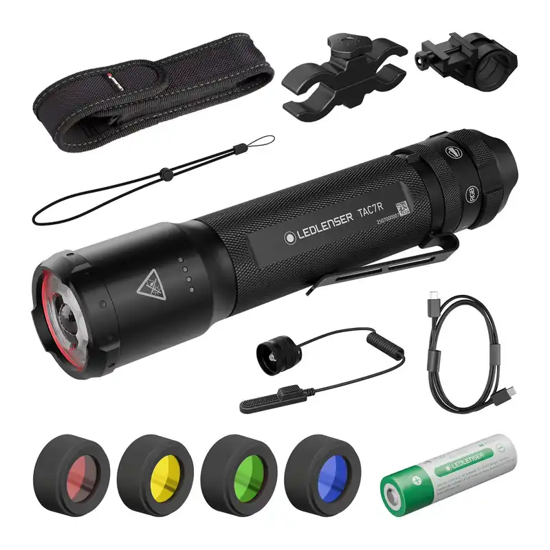 Billig Ledlenser Tactical Outdoor Set TAC7R Taschenlampe