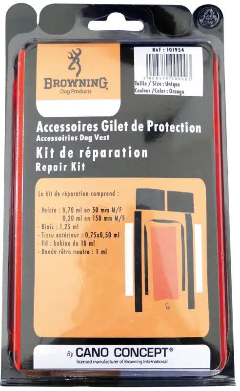 Zertifiziert Reparatur-Kit - für Browning Hundeschutzweste