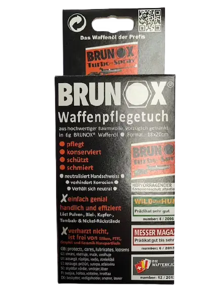 Saisonangebot Brunox Baumwollwaffenpflegetuch - Set