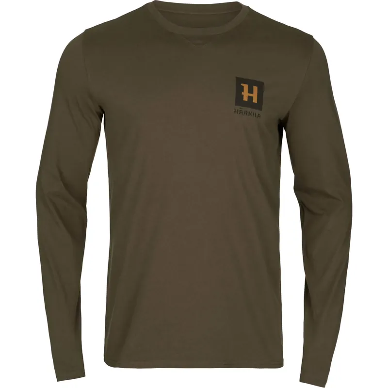 Nur Für Kurze Zeit Härkila Gorm Langarmshirt Willow green