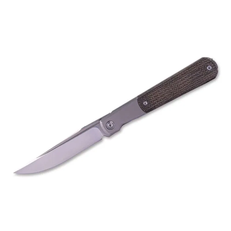 Preisknaller Real Steel RB-7 Titanium Natural Micarta Taschenmesser