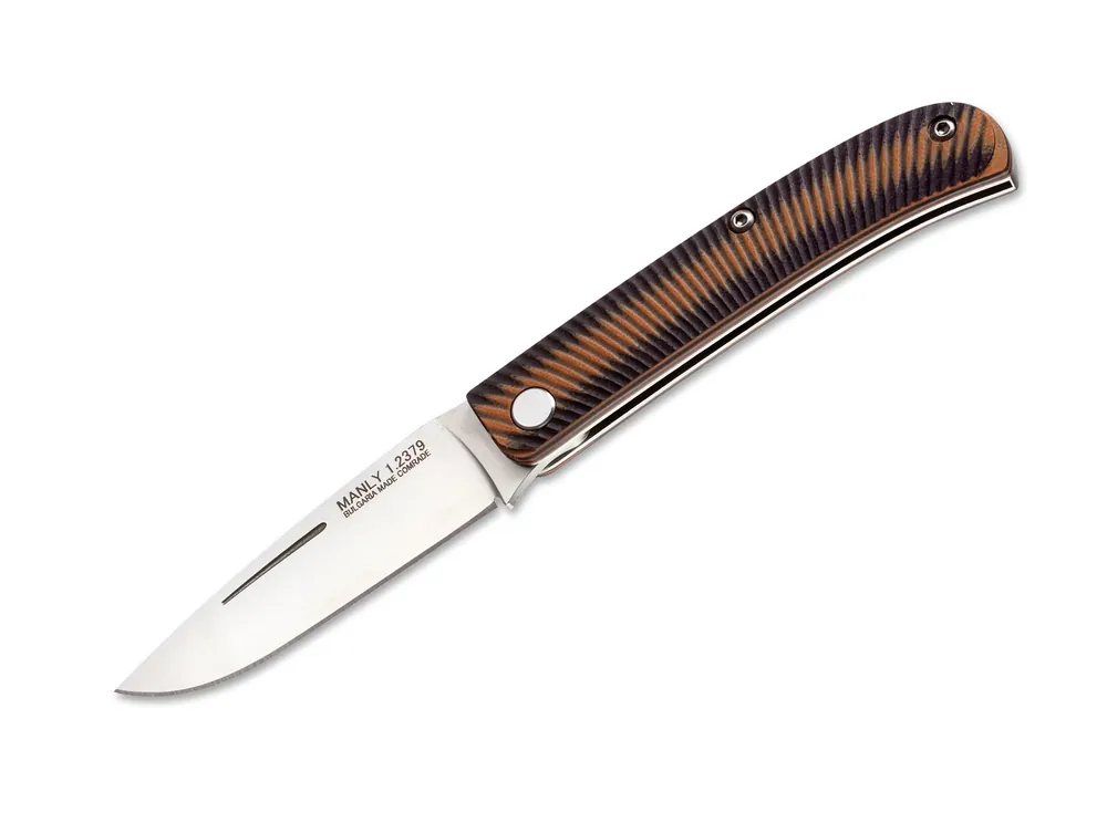 Rabatt Manly Comrade D2 Black-Orange EDC-Messer