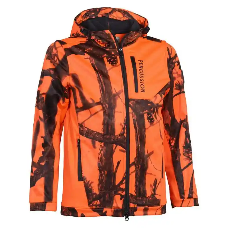 Billig Percussion Kapuzen-Softshelljacke Kinder